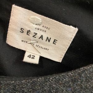 Sezane Tops - Sézane grey wool peplum top Sezane Tops - Sézane grey wool peplum top